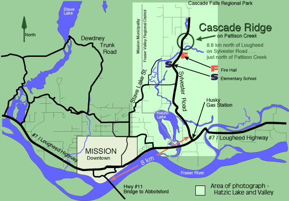 Cascade Ridge - Map of Mission